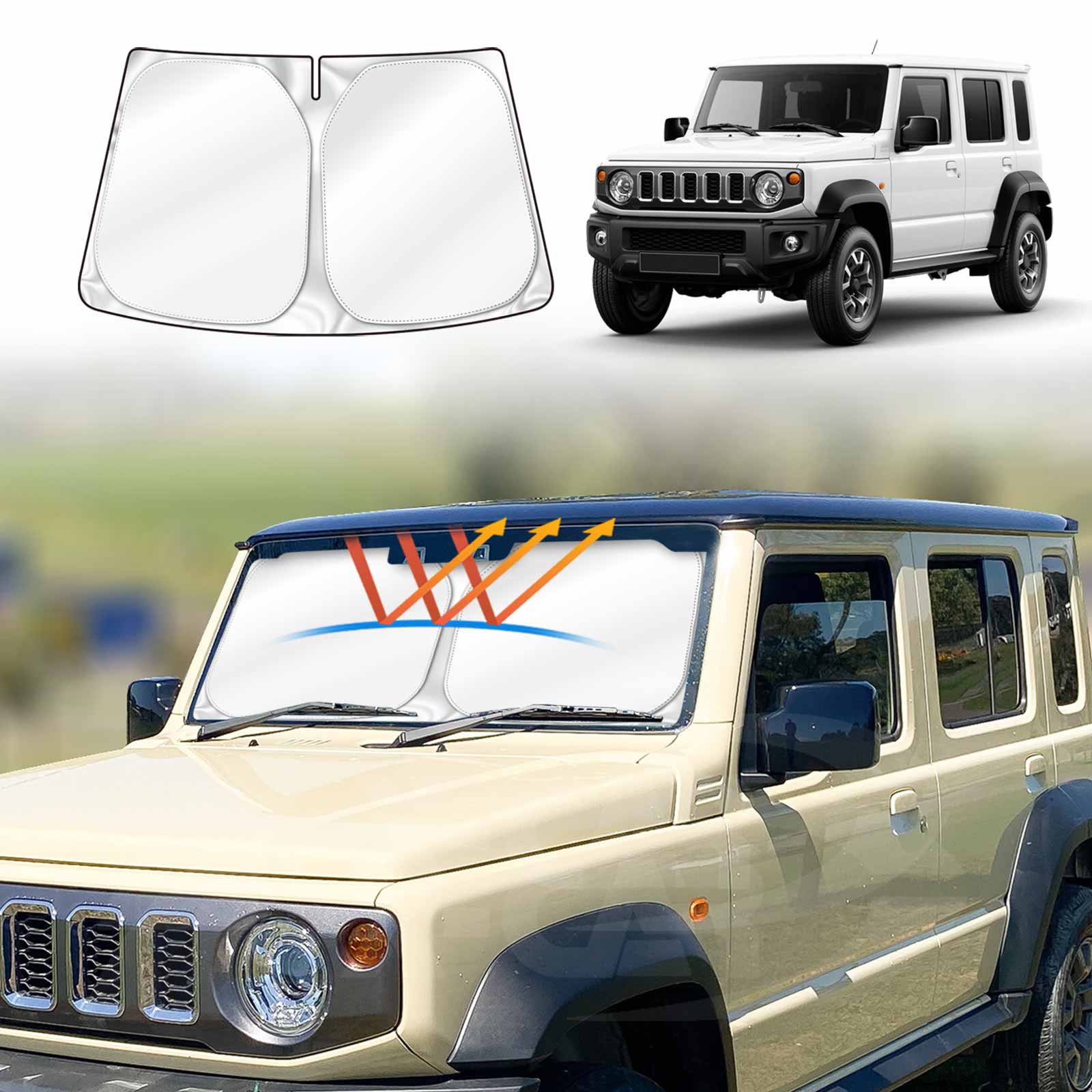 Windshield Sun Shade for Suzuki Jimny XL 5Door 20232024XCAR