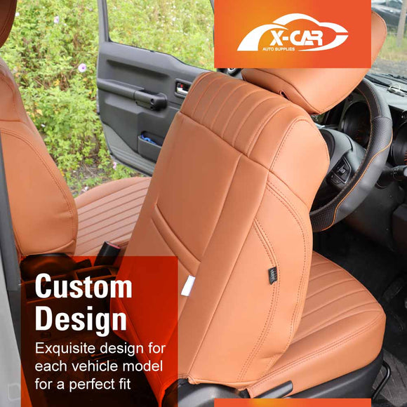 Seat Covers for Suzuki Jimny XL 5-Door 2023-Onwards Premium Vintage PU Leather