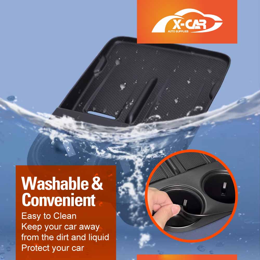 Centre Console Organizer Tray for Xpeng G6 2024-Onwards Armrest Storage Box Cup Holder