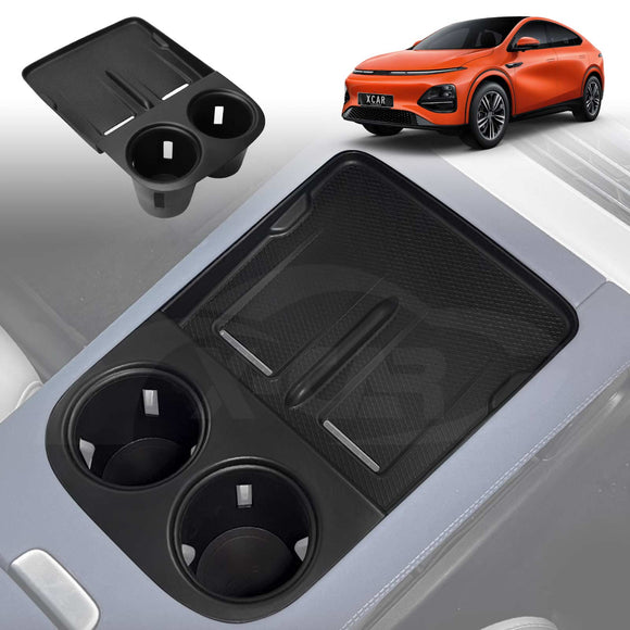 Centre Console Organizer Tray for Xpeng G6 2024-Onwards Armrest Storage Box Cup Holder