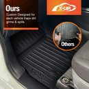 3D Floor Mats for ISUZU D-MAX DMAX Single Cab 2020-Onwards All-Weather Car Liners-2