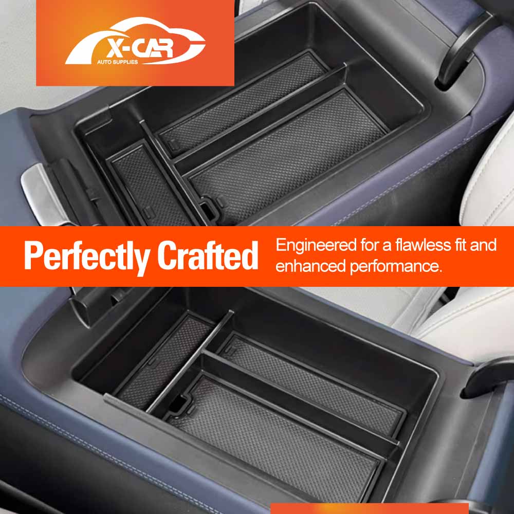 Centre Console Organizer Tray for Xpeng G6 2024-Onwards Armrest Storage Box Cup Holder