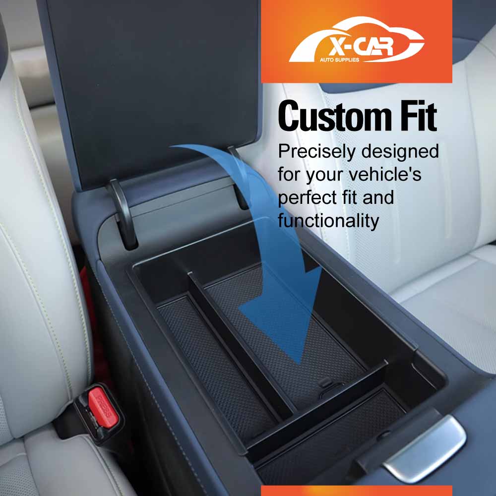Centre Console Organizer Tray for Xpeng G6 2024-Onwards Armrest Storage Box Cup Holder