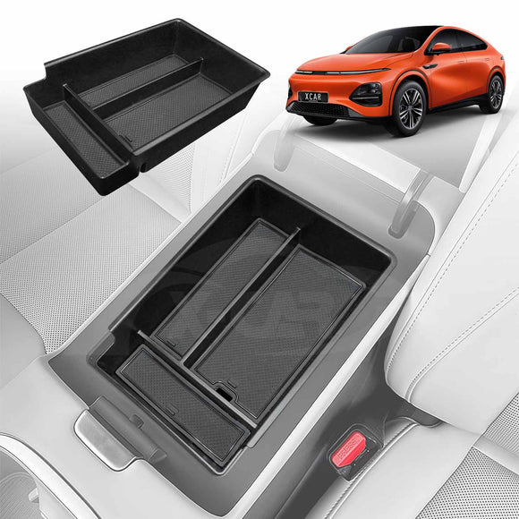 Centre Console Organizer Tray for Xpeng G6 2024-Onwards Armrest Storage Box Cup Holder