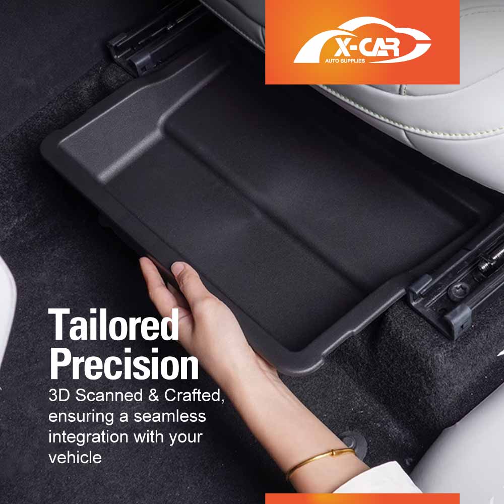 Car Under Seat Storage Box for Xpeng G6 2024-Onwards Front Seats Organizer Tray - 0