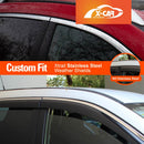 Weathershields for Nissan Xtrail X-trail T32 2013-2022 Car Weather Shields Wind Deflectors Sun Visors-10