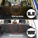 Two variations of back seat protectors are for Nissan X-Trail T33 rear passenger seat with and without cup holder respectively.