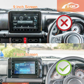 Storage Box with Phone Holder for Suzuki Jimny 3-Door 7 inch screen 2018-Onwards Car Screen Hidden Organizer Tray Accessories - 0