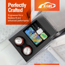 Armrest & Cup Holder Organizer Tray for Zeekr 7X 2025-Onwards Rear Row Seat Storage-3