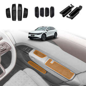 Door Handle & Side Storage Tray for Zeekr 7X 2025-Onwards Hidden Insert Pocket Organiser Box interior Accessories
