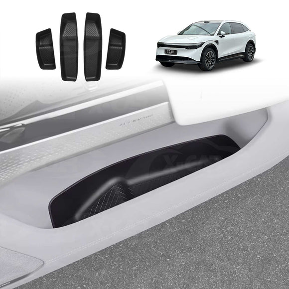 Door Handle & Side Storage Tray for Zeekr 7X 2025-Onwards Hidden Insert Pocket Organiser Box interior Accessories