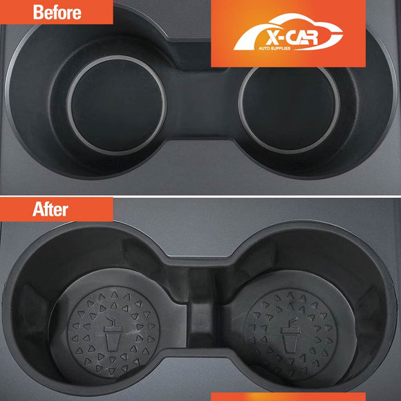Centre Console Rubber Cup Holder Insert for Tesla Model Y 2022-2025