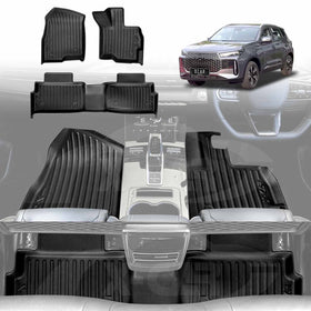 3D Floor Mats for Chery Tiggo 4 Pro 2024-Onwards All-Weather Car Liners