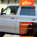 WeatherShields for Toyota LandCruiser 70/76/78/79 Series 2007-2025 Car Weather Shields Wind Deflectors Sun Visors-6