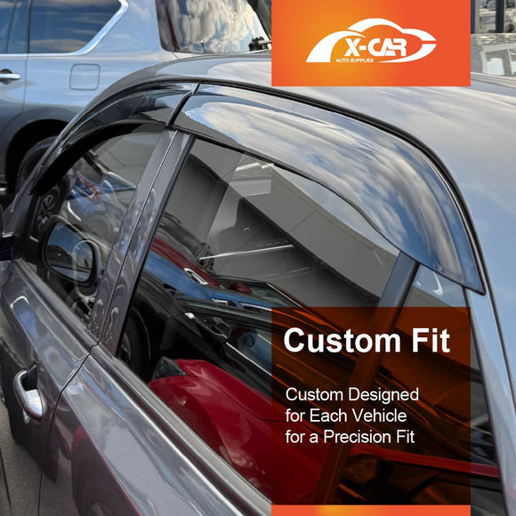 WeatherShields for Kia Picanto 2017-2025 Car Weather Shields Wind Deflectors Sun Visors