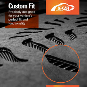 Dash Mat for Hyundai Kona 2017-2023 Non-Slip Microfiber Pad Cover Interior Accessories - 0