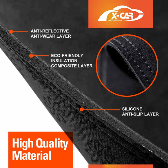 Dash Mat for Subaru Crosstrek 2023-Onwards Non-Slip Microfiber Pad Cover