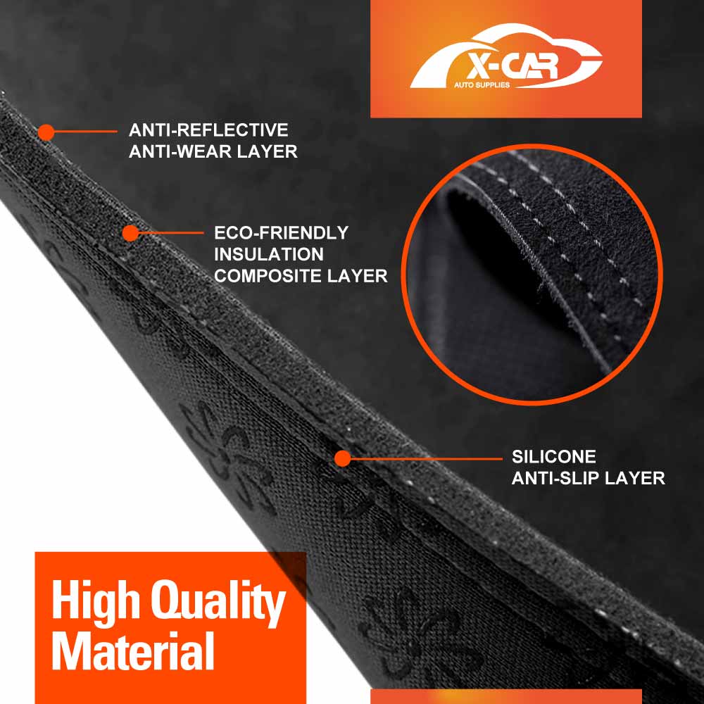 Dash Mat for Toyota Hilux 2015-2025 Non-Slip Dashboard Pad Cover