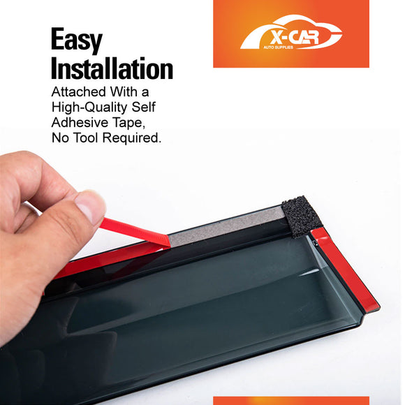 WeatherShields for Nissan Patrol GU Y61 1998-2016 Car Weather Shields Wind Deflectors Sun Visors