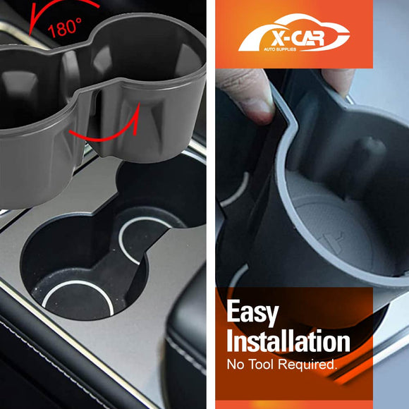 Centre Console Rubber Cup Holder Insert for Tesla Model 3