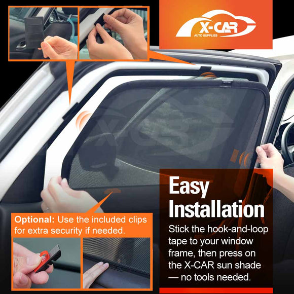 Window Sun Shades for Volkswagen ID.4 2025-Onwards Windscreen Blind Mesh