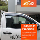 WeatherShields for Toyota Hilux Single Cab 2025-Onwards Car Weather Shields Wind Deflectors Sun Visors-8