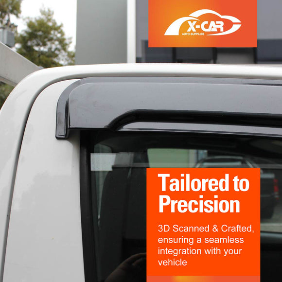 WeatherShields for Toyota Hilux Single Cab 2025-Onwards Car Weather Shields Wind Deflectors Sun Visors
