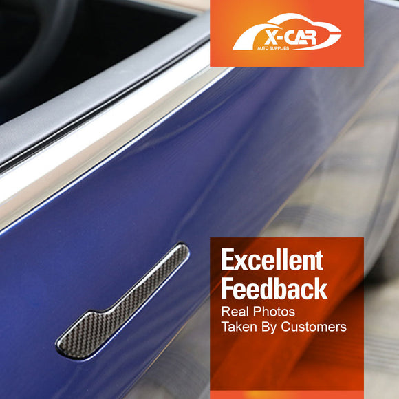 Tesla Model Y Juniper Carbon Fibre Style Door Handle Cover 2025-Onwards