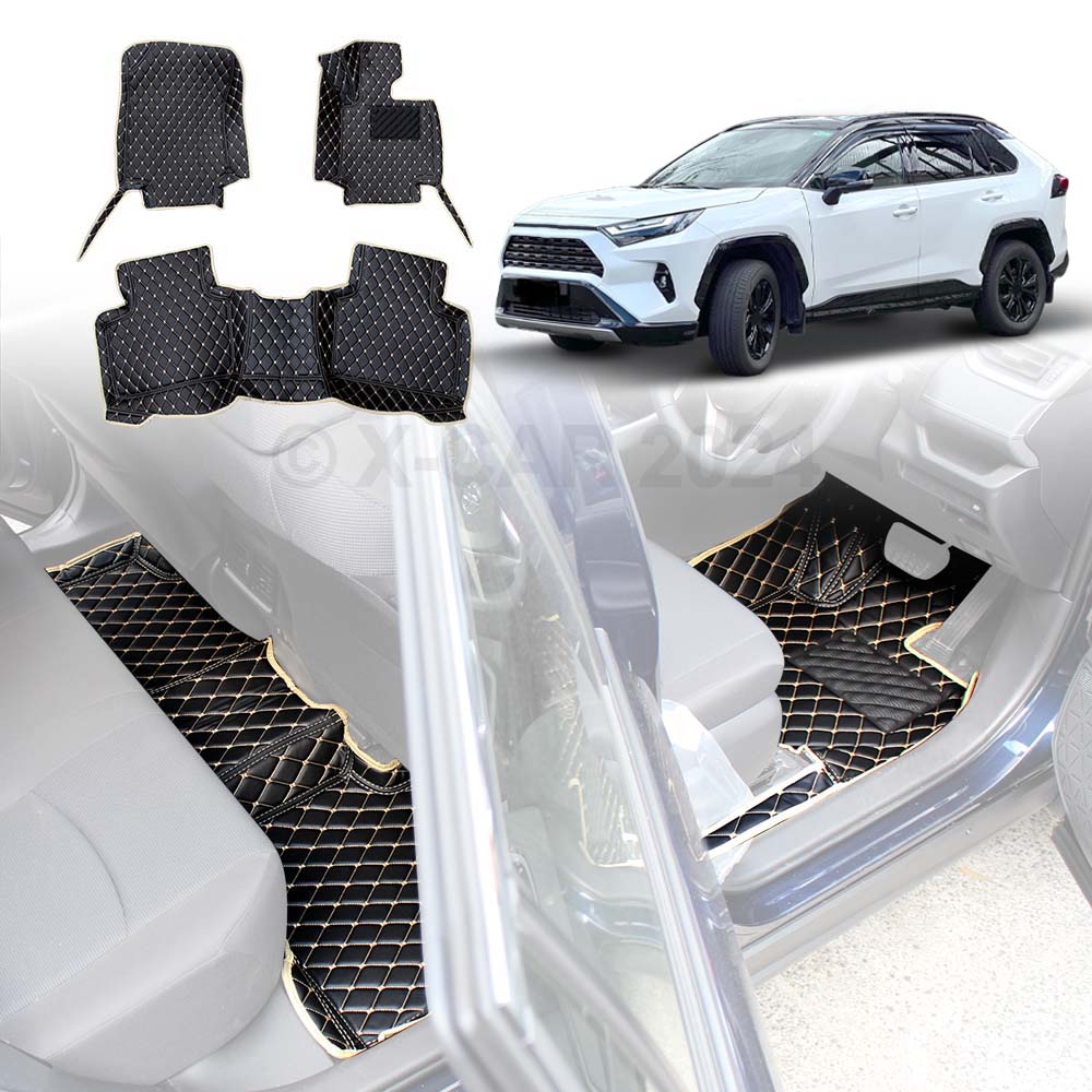 Floor mats For Toyota Rav4 Rav 4 2019-Onwards PU Leather Carpet Liners