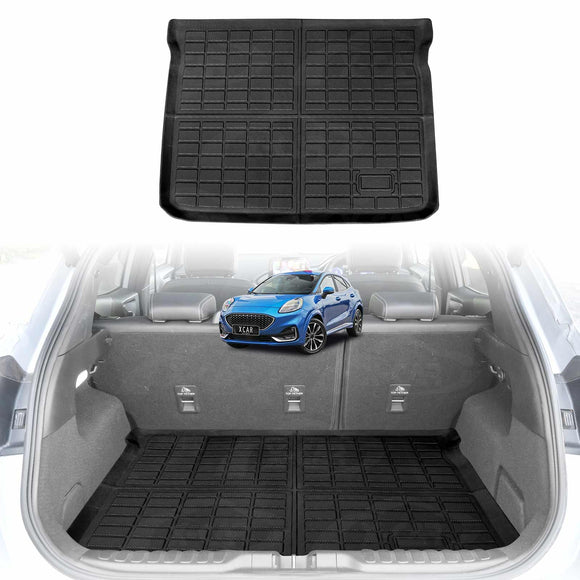 Boot Liner/Back Seat Protector for Ford Puma 2020-2024 Cargo Trunk Mat Luggage Tray