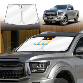 WindScreen Sun Shade for GWM Cannon Alpha 2024-2025 WindShield Blind