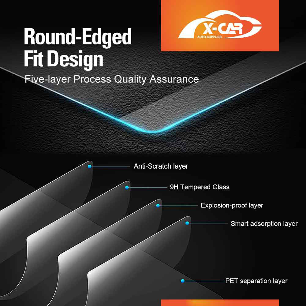 Hot Deal - Tempered Glass Screen Protector for Hyundai Tucson 2021-Onwards Touchscreen Cover