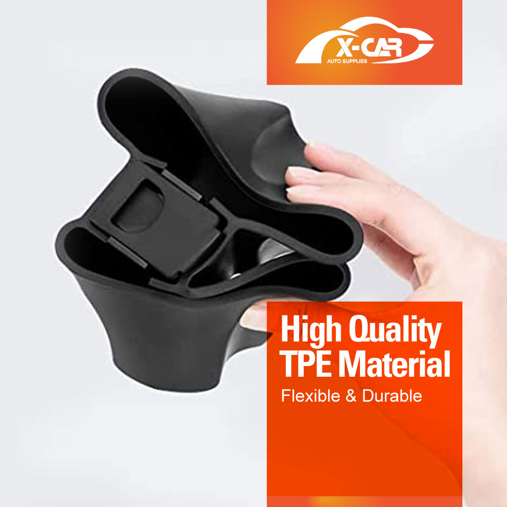 Centre Console Rubber Cup Holder Insert for Tesla Model Y 2022-2025