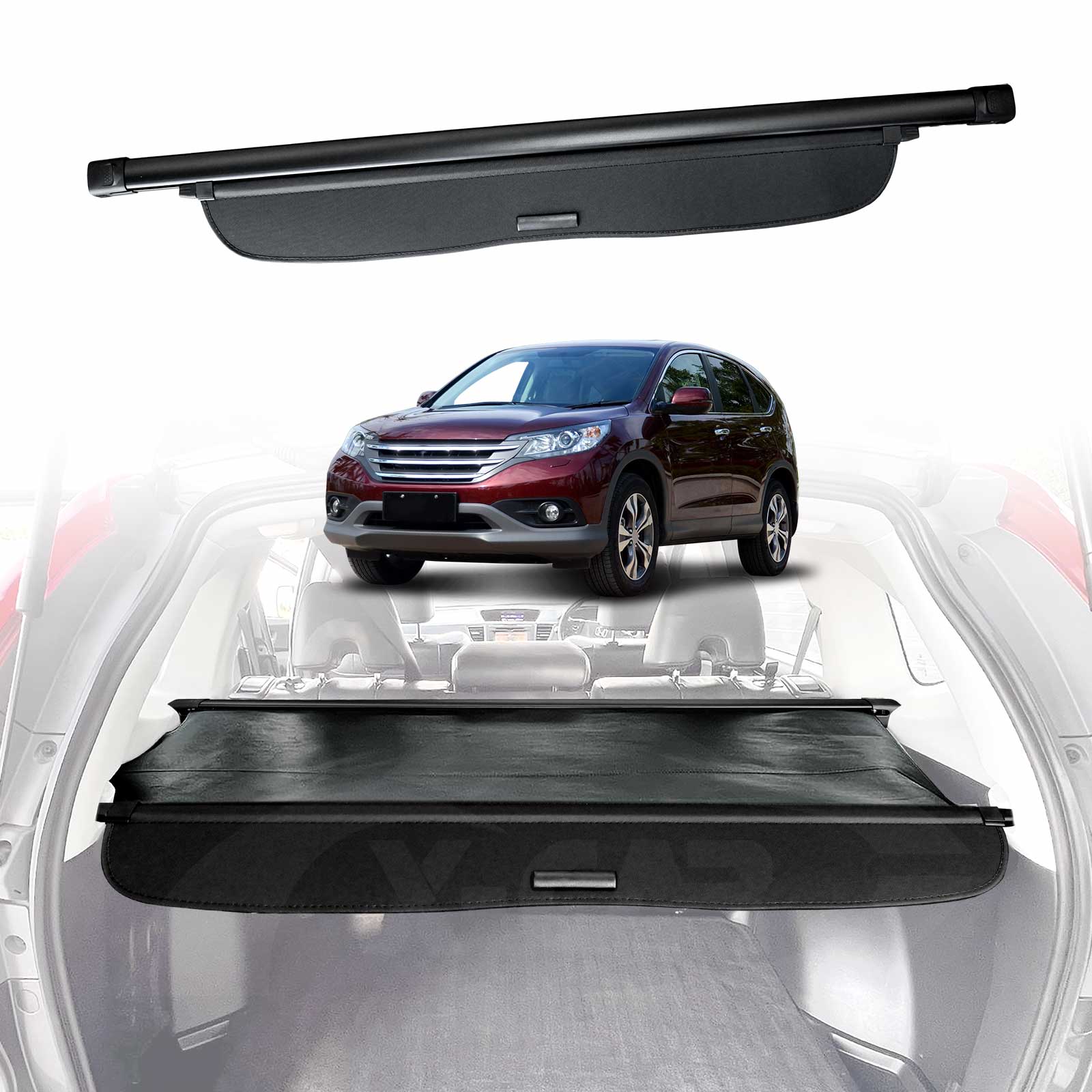 Retractable Cargo Cover for Honda CRV CR-V SUV 2012-2017 Trunk Luggage ...