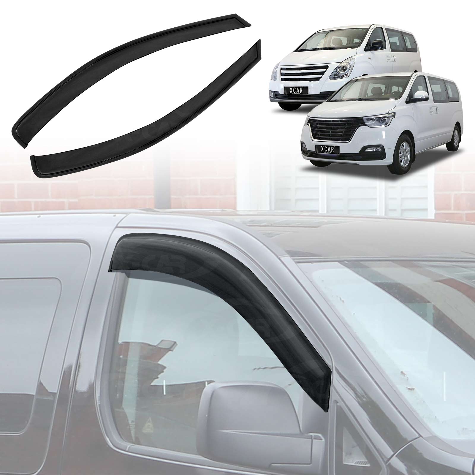 Weathershields for Hyundai iMax / iLoad 2007-2025 Car Weather Shields Wind Deflectors Sun Visors