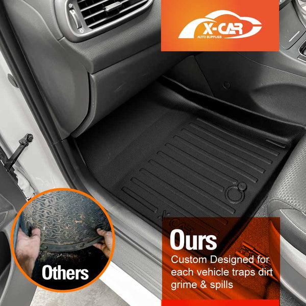 3D Floor Mats for XPeng G6 2024-2025 All-Weather Car Liners