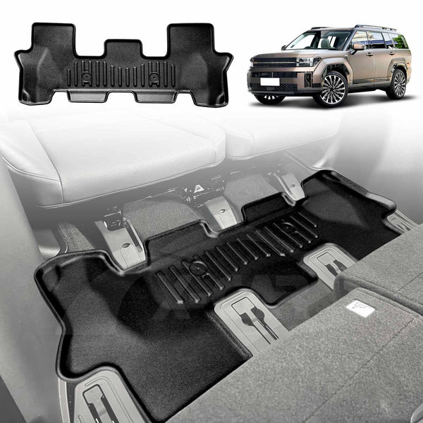 3D Floor Mats for Hyundai Santa Fe SantaFe 6/7 Seater 2024-2025 All-Weather Liners