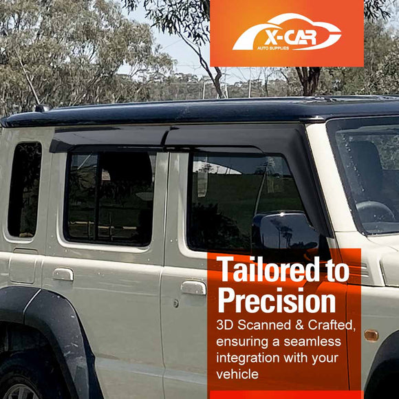 Weathershields for Suzuki Jimny XL 5 Door 2023-Onwards Deflectors Window Sun Visor