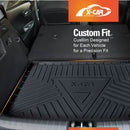 Boot Liner/Back Seat Protector for Kia Stonic 2020-2025 All Weather Car Mat-6