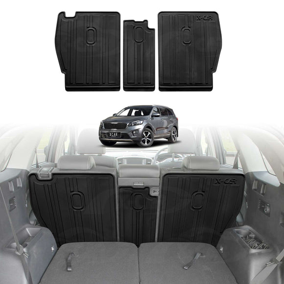 Boot Liners/ Back Seat Protector for Kia Sorento UM Series 2015-2020 Trunk Cargo Mat