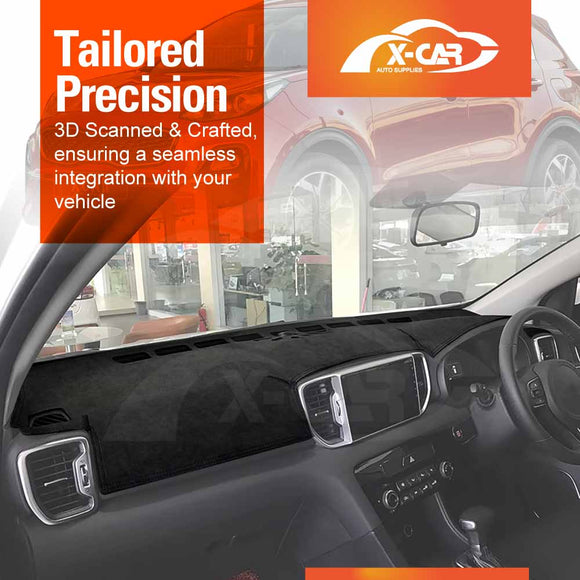 Dash Mat for Kia Sportage QL Series 2015-2022 Non-Slip Microfiber Pad Cover