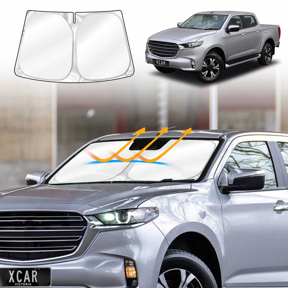 WindScreen Sun Shade for Mazda BT-50 BT50 Dual Cab 2020-2025 TF Series Wind Screen Sun Visor Protector