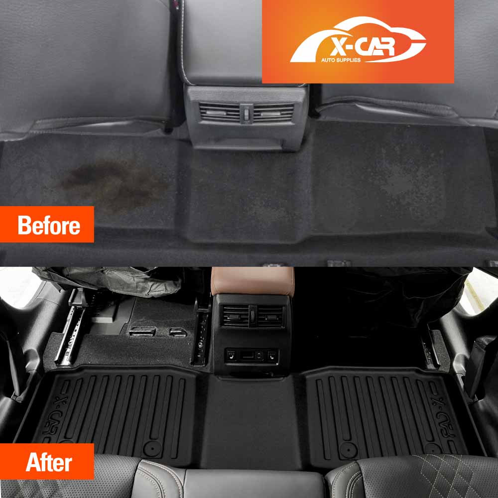 3D Floor Mats for Mitsubishi Outlander ZM Series PHEV 7-Seater 2021-2025 All-Weather Car Liners - 0