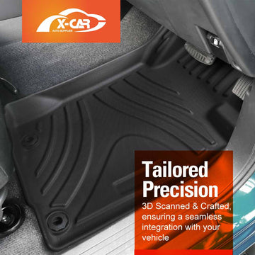 3D Floor Mats for Mitsubishi Triton MQ MR Single Cab 2015-2024 All-Weather Car Liners - 0