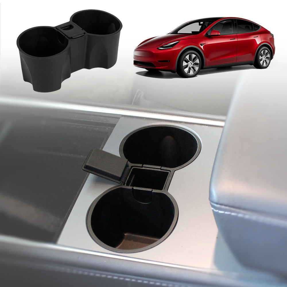 Centre Console Rubber Cup Holder Insert for Tesla Model Y 2022-2025