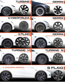 Tesla Model Y 2021-2025 19" Wheel Protector Cover Hub Caps-1