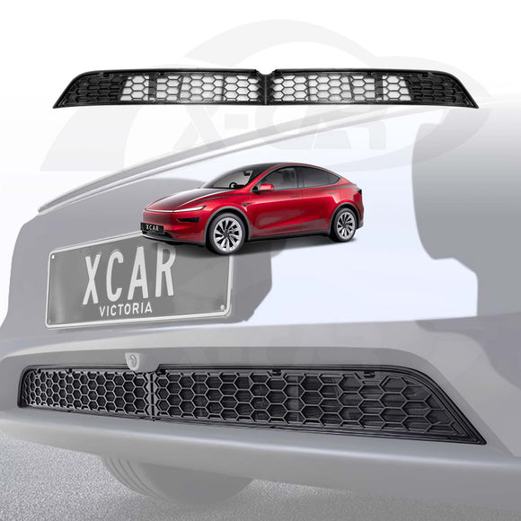 Tesla Model Y Juniper 2025-Onwards Front Lower Bumper Air Inlet Grille Leaves Insect Guard