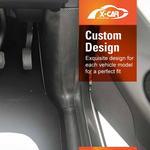 Door Sill Protector Sets for Tesla Model Y Juniper 2025-Onwards Car Threshold Scuff Trim Full Covers