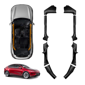 Door Sill Protector Sets for Tesla Model Y Juniper 2025-Onwards Car Threshold Scuff Trim Full Covers