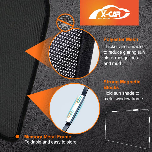 Magnetic Window Sun Shade for MG ZS ZST ZS EV 2018-2024